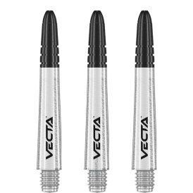 Winmau Vecta Shaft Composite mit leichtem aluminiumlegierten Top 3er Set Weiß Intermediate