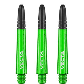 Winmau Vecta Shaft MVG Michael van Gerwen Composite mit leichtem aluminiumlegierten Top 3er Set Grün Intermediate