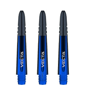 Winmau Vecta Shaft Composite mit leichtem aluminiumlegierten Top 3er Set Blau S Kurz
