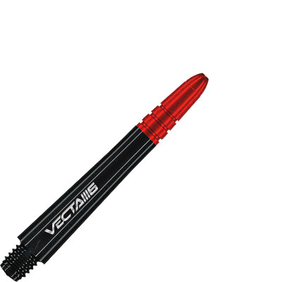 Winmau Vecta Shaft Composite mit leichtem aluminiumlegierten Top 3er Set Blade 6 Black M Mittel