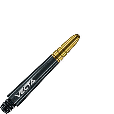 Winmau Vecta Shaft Composite mit leichtem aluminiumlegierten Top 3er Set Gold Intermediate