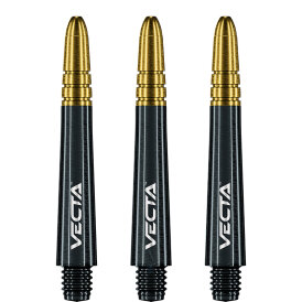 Winmau Vecta Shaft Composite mit leichtem aluminiumlegierten Top 3er Set Gold Intermediate