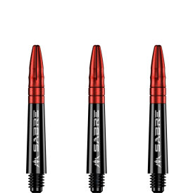 Mission Dart Sabre Shafts Black mit Aluminium-Top 3er Set...