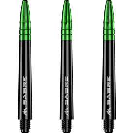 Mission Dart Sabre Shafts Black mit Aluminium-Top 5er Set...