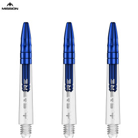 Mission Dart Sabre Shafts Clear mit Aluminium-Top 5er Set Blau IM Intermediate