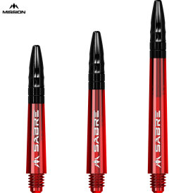 Mission Dart Sabre Shafts Colour mit Aluminium-Top 3er Set verschiedene Farben und Längen