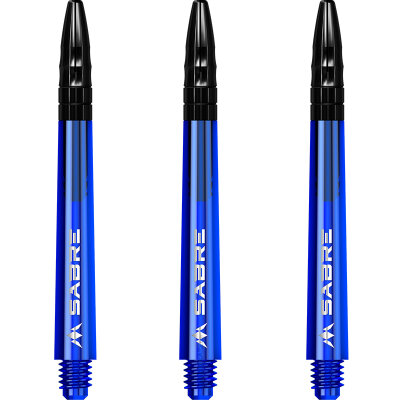 Mission Dart Sabre Shafts Colour mit Aluminium-Top 3er Set Blau M Mittel
