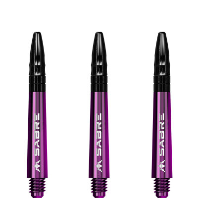 Mission Dart Sabre Shafts Colour mit Aluminium-Top 3er Set Lila IM Intermediate