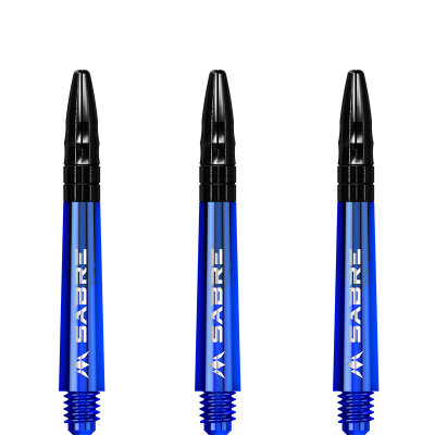Mission Dart Sabre Shafts Colour mit Aluminium-Top 5er Set Blau IM Intermediate