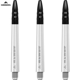 Mission Dart Sabre Shafts Colour mit Aluminium-Top 5er Set Weiß M Mittel