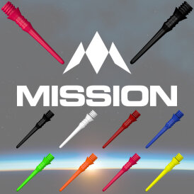 Mission Dart Soft Tips Titan Pro Softdart Spitze Soft Points 250 Stück Weiß