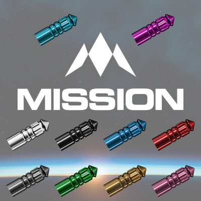 Mission Dart F-Protect Flight Protectors Expert Aluminium Flightschoner 5 Sets Silber