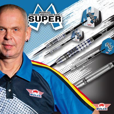 BULLS NL Steel Darts Mario Vandenbogaerde 80% Tungsten Steeltip Darts Steeldart