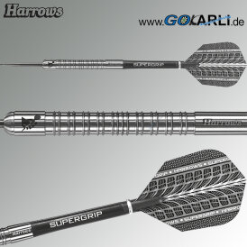 Harrows Steel Darts Supergrip 90% Tungsten Steeltip Dart Steeldart 22 g