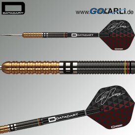 Datadart Steel Darts Christian Bunse Black and Gold 90% Tungsten Steeltip Darts Steeldart 21 g