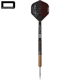 Datadart Steel Darts Christian Bunse Black and Gold 90% Tungsten Steeltip Darts Steeldart 23 g