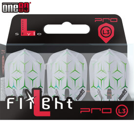 one80 Dart L-Style Dart Flights Lukas Wenig Luu Dartflights Design 2023 L1PRO Clear Grün