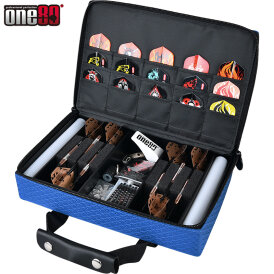 one80 Dart Master Dart Box Dart Case Dartbox Dartkoffer Blau