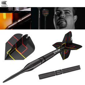 Target Steel Darts Gabriel Clemens Black 90% Tungsten German Giant Steeltip Darts Steeldart 23 g
