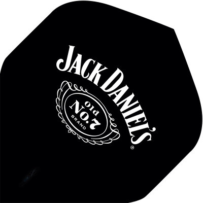 Mission Dart JACK DANIELS Flights Nr.2 Std. JD Cartouche Logo Dartflights 5 Sets F3164
