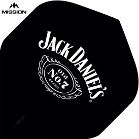 Mission Dart JACK DANIELS Flights Nr.2 Std. JD Cartouche Logo Dartflights 10 Sets F3164