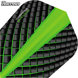 Harrows Dart Quantum Dart Flight speziell laminiert F6800 Grün 1 Set