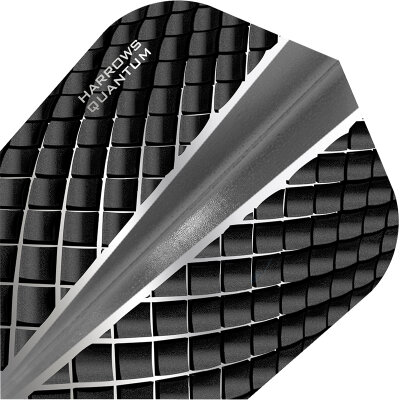 Harrows Dart Quantum Dart Flight speziell laminiert F6802 Grau 3 Sets