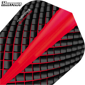 Harrows Dart Quantum Dart Flight speziell laminiert F6804 Rot 1 Set