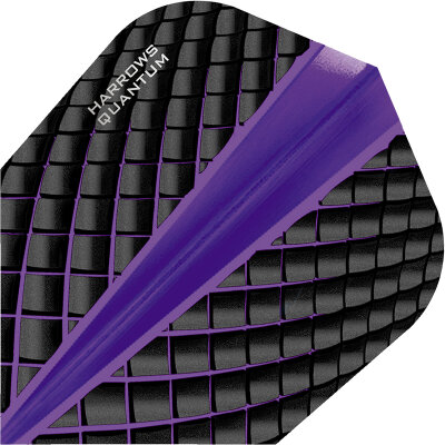 Harrows Dart Quantum Dart Flight speziell laminiert F6808 Lila 1 Set