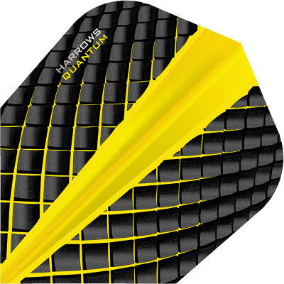 Harrows Dart Quantum Dart Flight speziell laminiert F6809 Gelb 1 Set