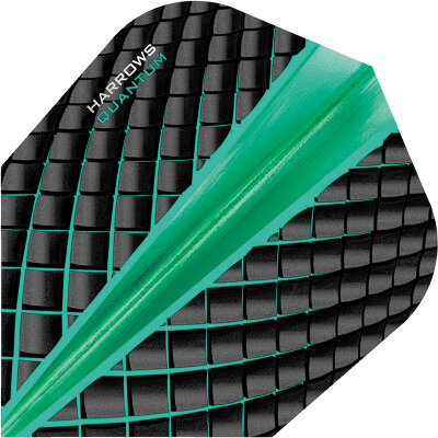 Harrows Dart Quantum Dart Flight speziell laminiert F6810 Jade 1 Set