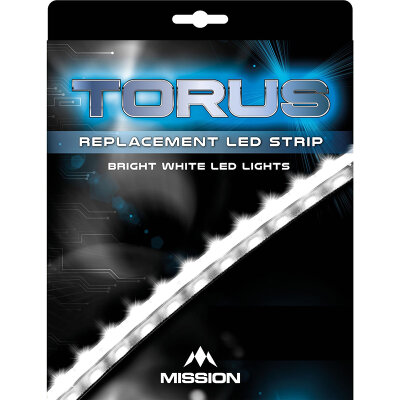 Mission Dart Torus Dartboard Light Dartboardbeleuchtung Zubehör Ersatz Strip Streifen LED Band weiß