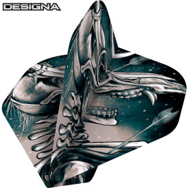 Designa Dart Flight Horror Show Std. Nr. 2 Dartflight verschiedene Designs