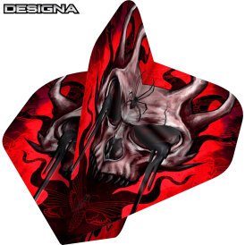 Designa Dart Flight Horror Show Std. Nr. 2 Dartflight verschiedene Designs