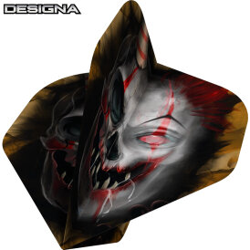Designa Dart Flight Horror Show Std. Nr. 2 Dartflight Killer Clown F3406