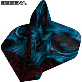 Designa Dart Flight Horror Show Std. Nr. 2 Dartflight Zombie Skull F3411