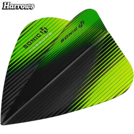 Harrows Dart Sonic X Dart Flight Dartflights Kite speziell laminiert F2566 Grün 1 Set