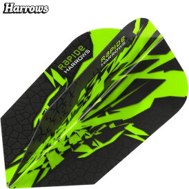 Harrows Dart Rapide X Dart Flight Dartflights Slim speziell laminiert F2620 Grün 3 Sets