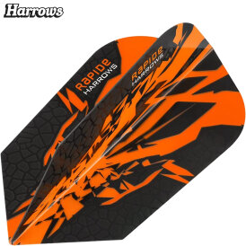 Harrows Dart Rapide X Dart Flight Dartflights Slim speziell laminiert F2622 Orange 1 Set