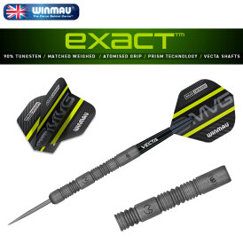 "Leicht bespielt" - Winmau Steel Darts MvG Michael van Gerwen Exact 90% Tungsten Steeltip Dart Steeldart 23 g