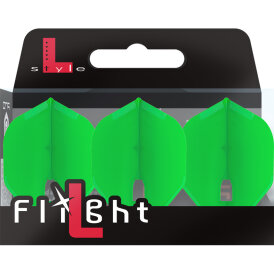 L-Style Champagne Dart Flights PRO L1 Standard Grün
