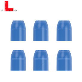 L-Style Champagne Rings Lock Caps Lock System Blau