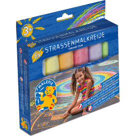 Straßenmalkreiden MALEFIX von PUSTEFIX 6er Packung