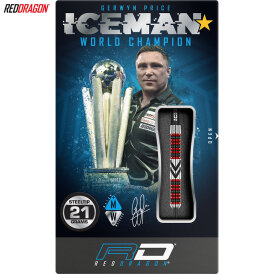 Red Dragon Steel Darts Gerwyn Price Iceman Firebird 90% Tungsten Steeltip Dart Steeldart