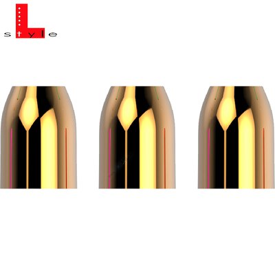 L-Style Premium Champagne Rings Shell Lock Caps Shell Lock System