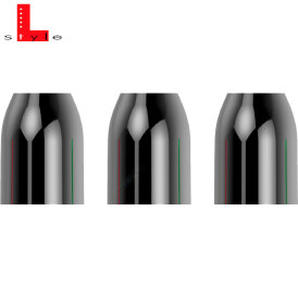 L-Style Premium Champagne Rings Lock Caps Lock System