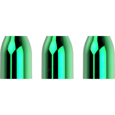L-Style Premium Champagne Rings Lock Caps Lock System Grün