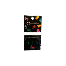 L-Style Premium Champagne Rings Lock Caps Lock System Grün