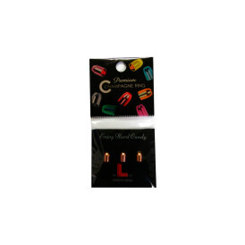 L-Style Premium Champagne Rings Lock Caps Lock System Rosegold
