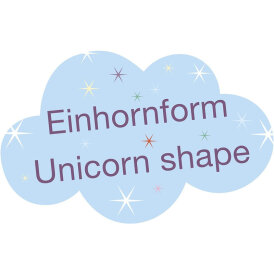 Eberhard Faber Straßenmalkreiden Glitzer Einhorn Kartonetui mit 6 Kreiden